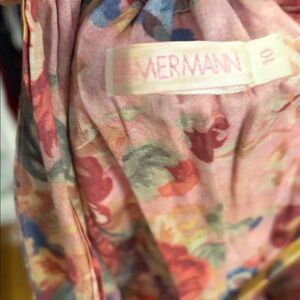 Zimmermann Floral Kids Dress - Pink and Red